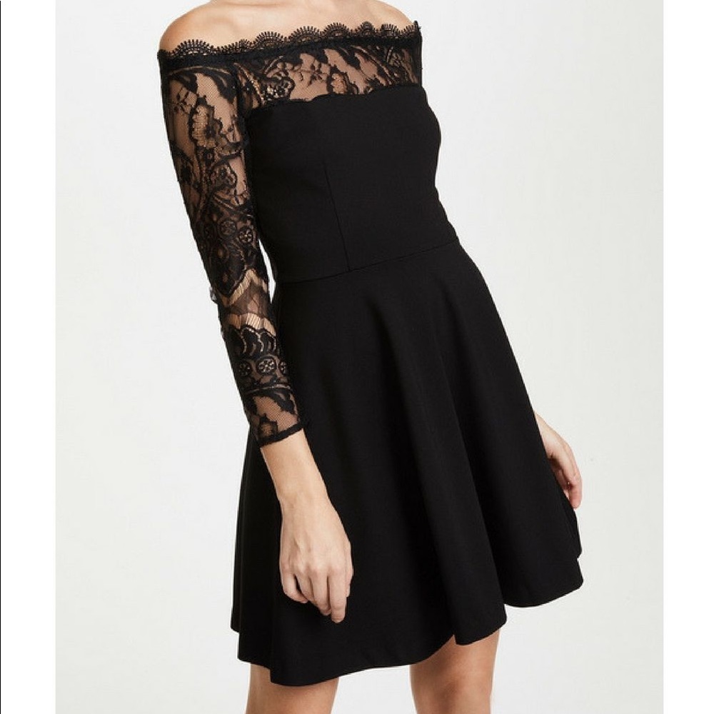 Bb Dakota black lace dress